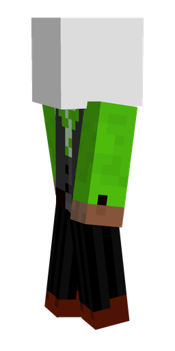 Black skin: body, left side render