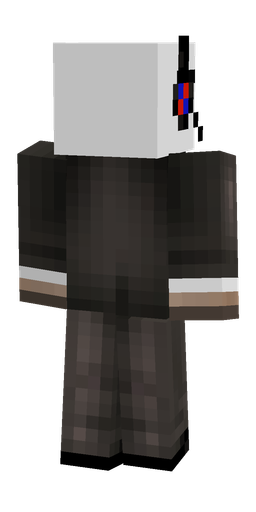 Black skin: body, back render