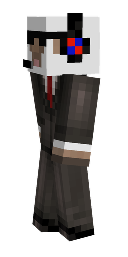 Black skin: body, left side render