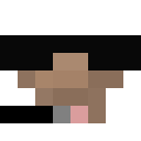 Black skin: face render
