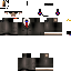 Black skin: raw texture render