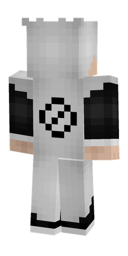 Black skin: body, back render