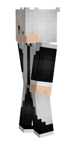 Black skin: body, left side render