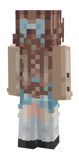 Orange skin: body, back render