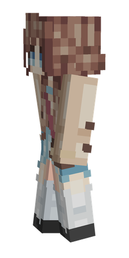 Orange skin: body, left side render