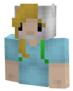 Blue skin: bust render
