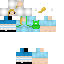 Blue skin: raw texture render