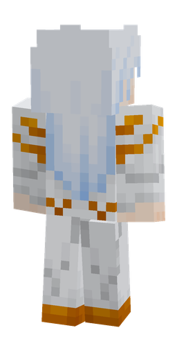 Blue skin: body, back render