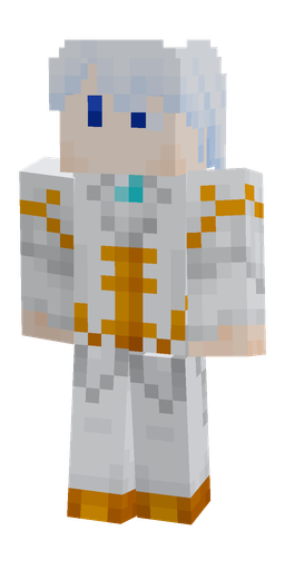 Blue skin: body, front render