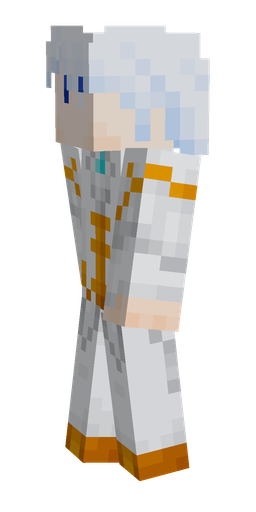 Blue skin: body, left side render
