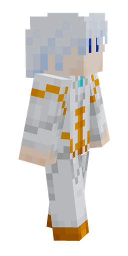 Blue skin: body, right side render