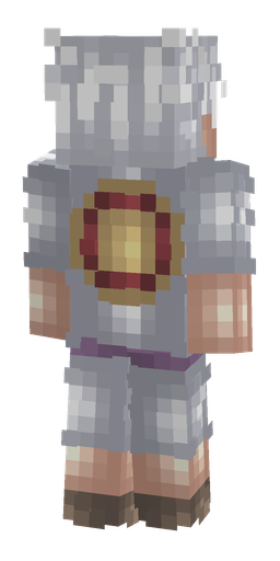 Gray skin: body, back render