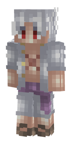 Gray skin: body, front render