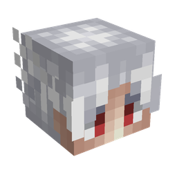Gray skin: head render