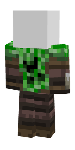 Brown skin: body, back render