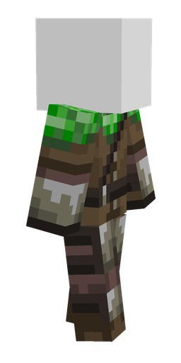 Brown skin: body, right side render