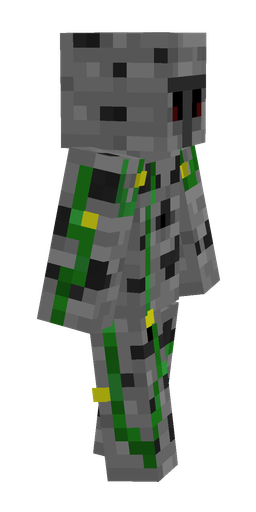 Black skin: body, right side render