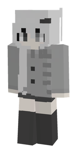 Black skin: body, front render