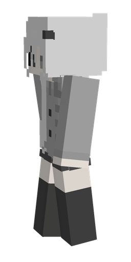 Black skin: body, left side render