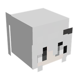 Black skin: head render