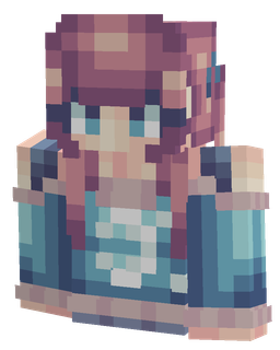 Blue skin: bust render