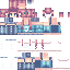 Blue skin: raw texture render