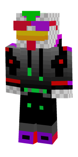 Black skin: body, front render