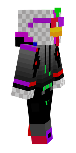 Black skin: body, right side render