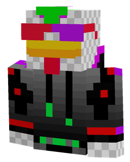 Black skin: bust render