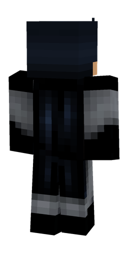 Black skin: body, back render