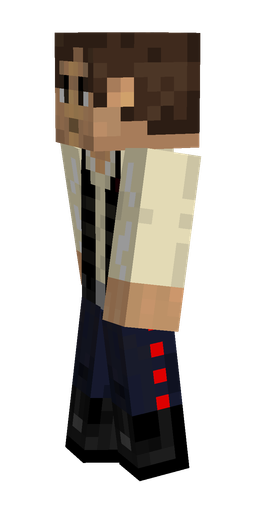 Black skin: body, left side render