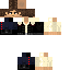 Black skin: raw texture render