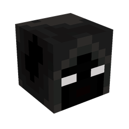 Black skin: head render