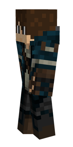 Black skin: body, left side render