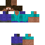 Blue skin: raw texture render