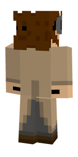 Brown skin: body, back render