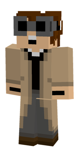 Brown skin: body, front render