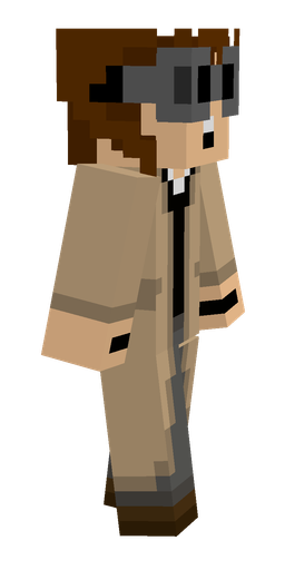 Brown skin: body, right side render