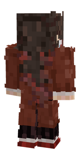 Brown skin: body, back render
