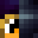 Black skin: face render