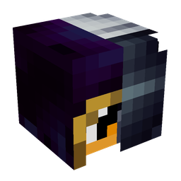 Black skin: head render