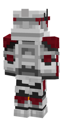 Black skin: body, back render