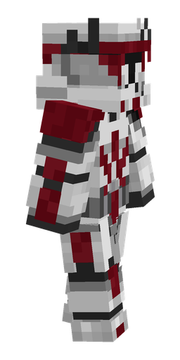 Black skin: body, right side render