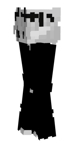 Black skin: body, left side render