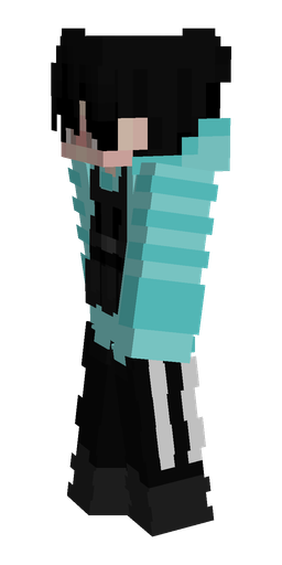 Black skin: body, left side render