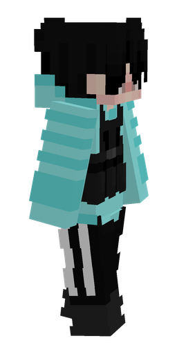 Black skin: body, right side render