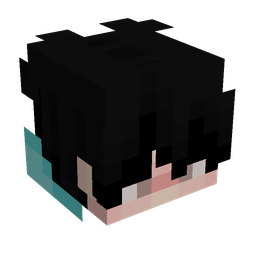 Black skin: head render