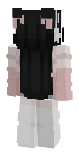 Black skin: body, back render