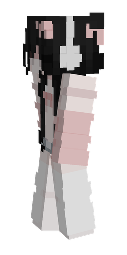 Black skin: body, left side render