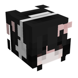 Black skin: head render